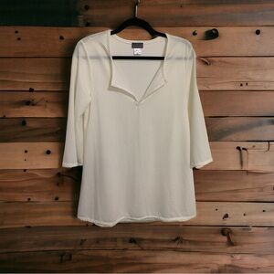 Off white tunic/ beach cover up